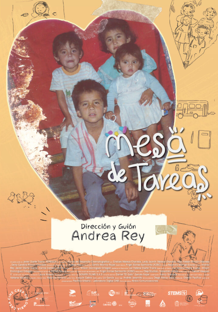 Diseño sonoro por Angel Alonso Sarmiento para el documental Mesa de tareas de Paola Andrea Rey